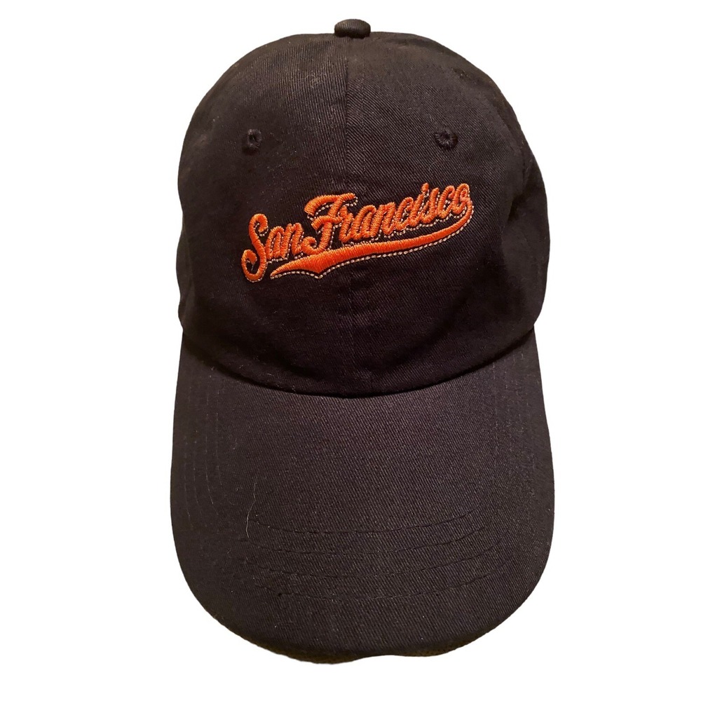 San Francisco Giants MLB Hat Cap Adult Hook n Loop Black Solar Day PG&E Baseball